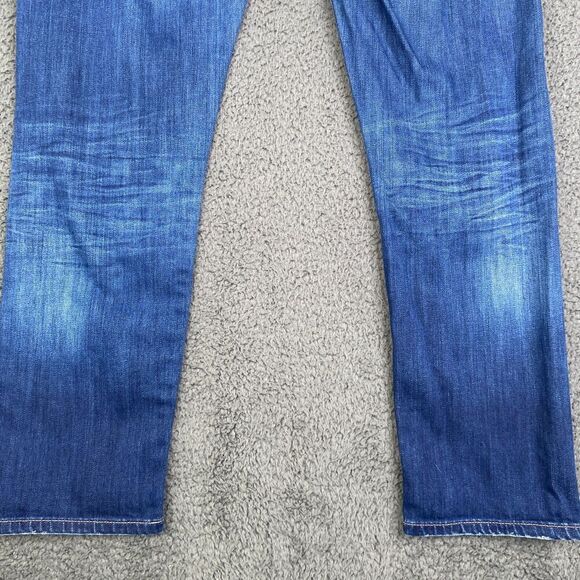Citizens of Humanity Jeans Women’s 25 Dylan Drop Rise Cropped Straight Leg Blue - Picture 13 of 13